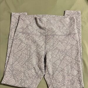 Lululemon Patterned Gray Leggings